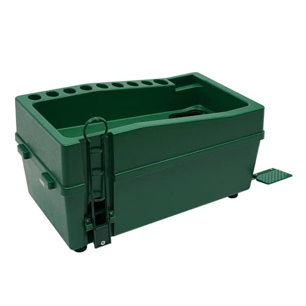 Automatisk Golfbold Dispenser, Rummer 100 Bolde, Holdbar ABS Konstruktion,grøn