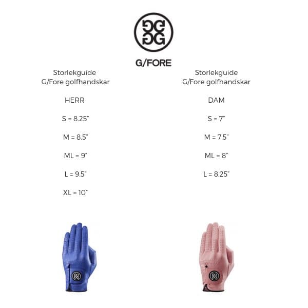 Golfhandskar - G/Fore Skinnhandske Vänsterhand Vit dam