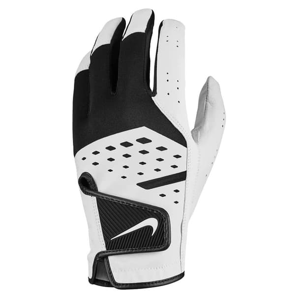 Nike Tech Extreme VII læder venstre hånd golfhandske til mænd White/Black L