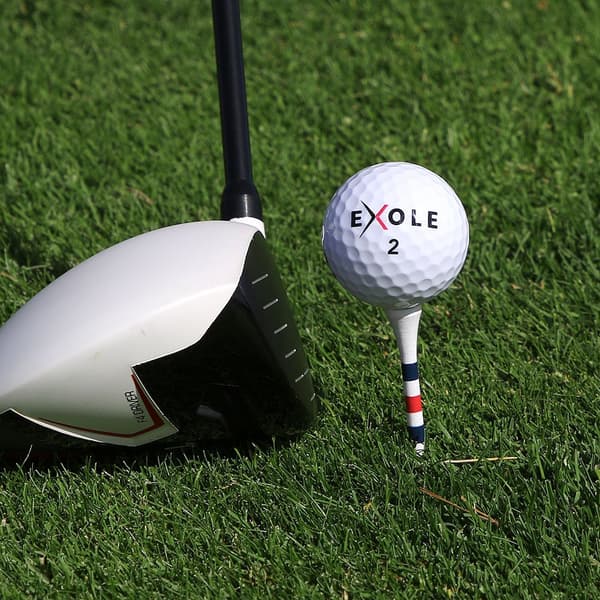 Golfpeggar / Träpeggar 83 mm med höjdmarkering (25 st)
