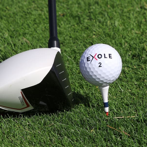 Golfpeggar / Träpeggar 83 mm med höjdmarkering (25 st)