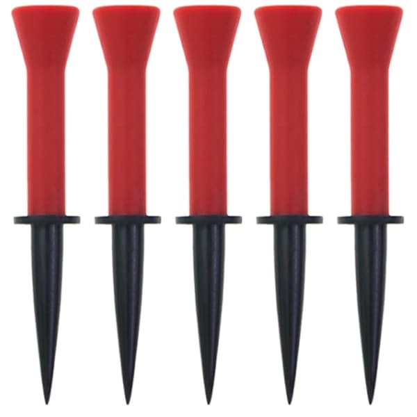 Gummipeggar flexibla 76 mm 10-pack Röd