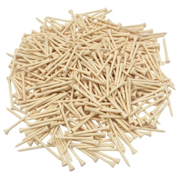 vidaXL Golf tiit 1000 kpl 83 mm bambu -  Golf Tiit