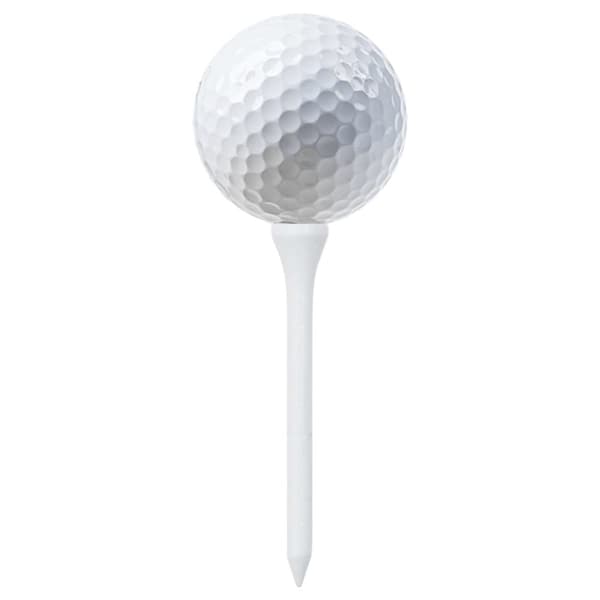 vidaXL Golfpeggar 1000 st vit 83 mm bambu -  Golfpeggar