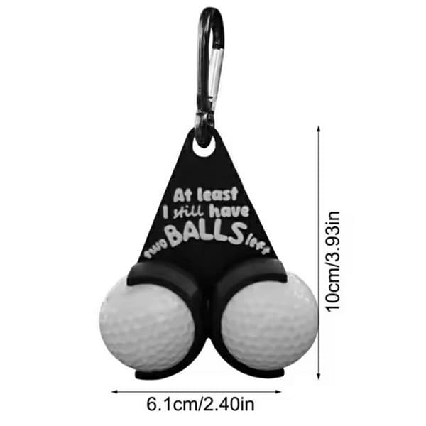 Golfbollshållare Roliga bokstäver Dubbla golfbollar Golfpresent - Stil A