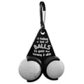 Pikkukuva 1 / 4: Golfpallon pidike Hauskat kirjaimet Double Golf Balls Golf Gift - Tyyli C