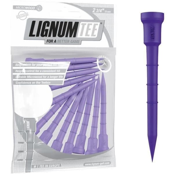 Lignum Tee golf 2 3/4 tum Flying Purple 12 st.