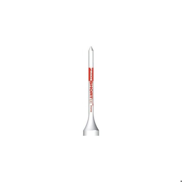 Golf Tees - Pride - PTS - Paket om 120 - Trä - Röd - 54 mm