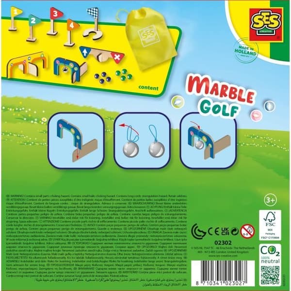 Ballgolf - Minigolf i trä