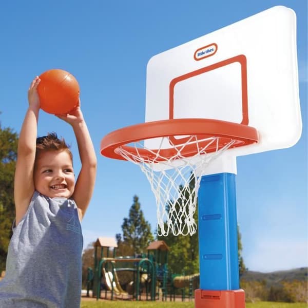 Little Tikes - Justerbar basketballkurv med 1 bold - Fra 18 måneder