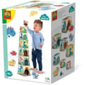 Miniatyrbild 1 av 6: Stapelbart klosstorn med dinosauriefigurer - Skicklighetsspel - SES CREATIVE - Stapelbart torn med 3 dinosauriefigurer.