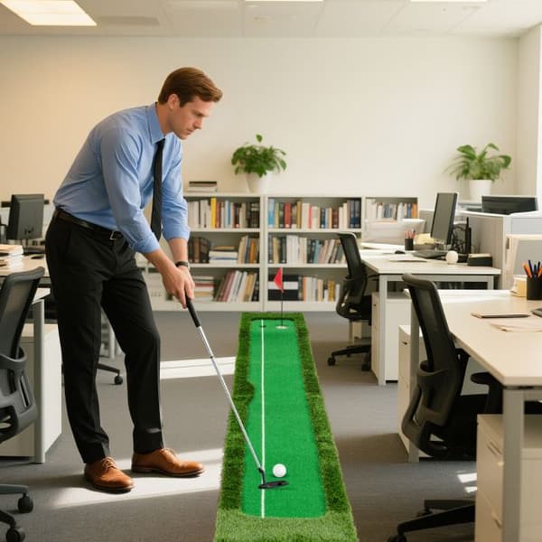 Golfmatta, 300x50 cm, Grön