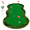 Miniatyrbillede 1 af 8: Golftræningsputtemåtte, 10x5 ft, Grøn