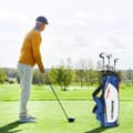 Miniatyrbillede 4 af 8: Golfkølle sæt, 9 dele til begyndere med stativtaske, ergonomisk design, kraftig metal