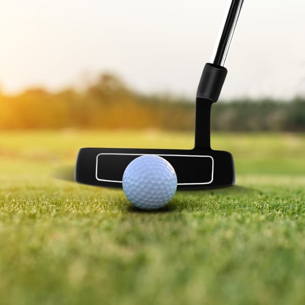 Golf putter, 35 tommer, sort