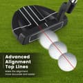 Miniatyrbillede 7 af 8: Golf putter, 35 tommer, sort