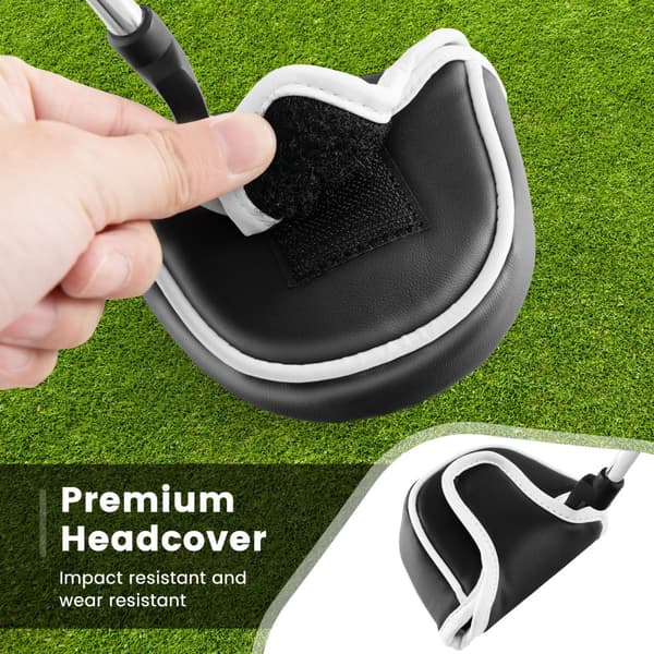 Golf putter, 35 tommer, sort