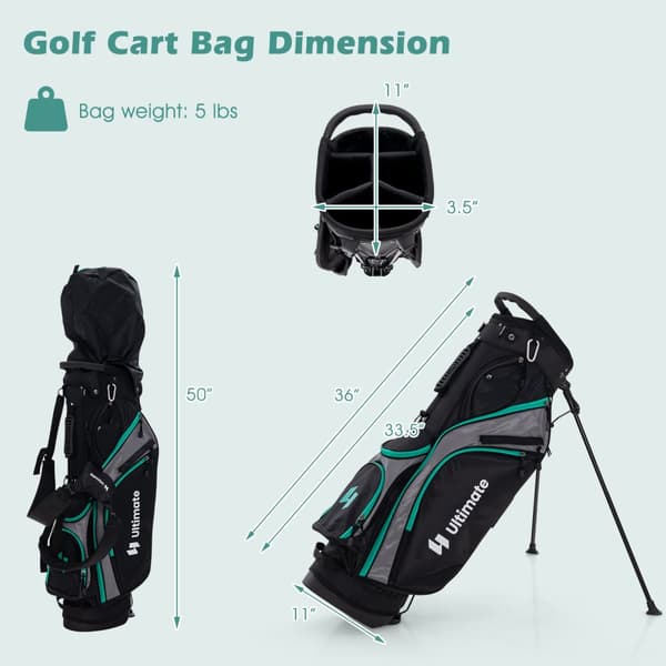 Golfklubbpaket, 11" x 7.5", Blå