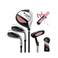 Miniatyrbillede 1 af 8: Golfklub sæt til børn, 8,5"x5,5", Pink