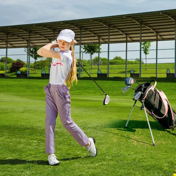Golfkølle sæt, 8,5"x5,5", Pink