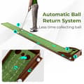 Pikkukuva 7 / 8: Golf Putting Mat, 10x1.2x0.5 ft, Ruskea Vihreä