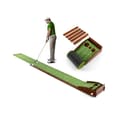 Pikkukuva 1 / 8: Golf Putting Mat, 10x1.2x0.5 ft, Ruskea Vihreä