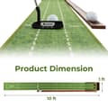 Miniatyrbillede 5 af 8: Golf Putting Mat, 10x1.2x6 ft, Brun Grøn