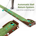 Miniatyrbillede 7 af 8: Golf Putting Mat, 10x1.2x6 ft, Brun Grøn