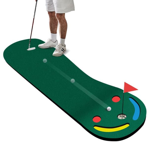 Golf Putting Green Set, 9.8x3 ft, Vihreä