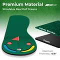 Miniatyrbillede 6 af 8: Golf putting green sæt, 9,8x3 ft, grøn