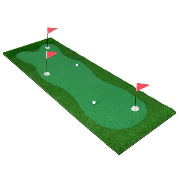 Golf Putting Green, Kunstgræs-S, 10x5 ft, Grøn