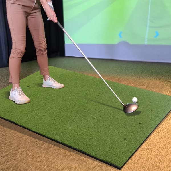Golftræningsmåtte, 5x4 ft, Grøn