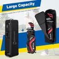 Miniatyrbillede 7 af 8: Golf rejsetaske, 15x10x49 tommer, sort