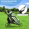 Miniatyrbild 5 av 8: Golfvagn, 47,5x27,5x39-45 tum, Grön