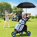 Miniatyrbillede 6 af 8: Golf Push Cart, 47,5x27,5x39-45 tommer, Blå