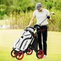Miniatyrbillede 6 af 8: Golf Push Cart, 110x100x65 cm, Rød