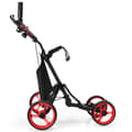 Miniatyrbillede 8 af 8: Golf Push Cart, 110x100x65 cm, Rød