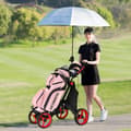 Miniatyrbillede 2 af 8: Golf Push Cart, 110x100x65 cm, Rød