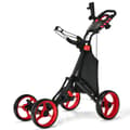Miniatyrbillede 1 af 8: Golf Push Cart, 110x100x65 cm, Rød