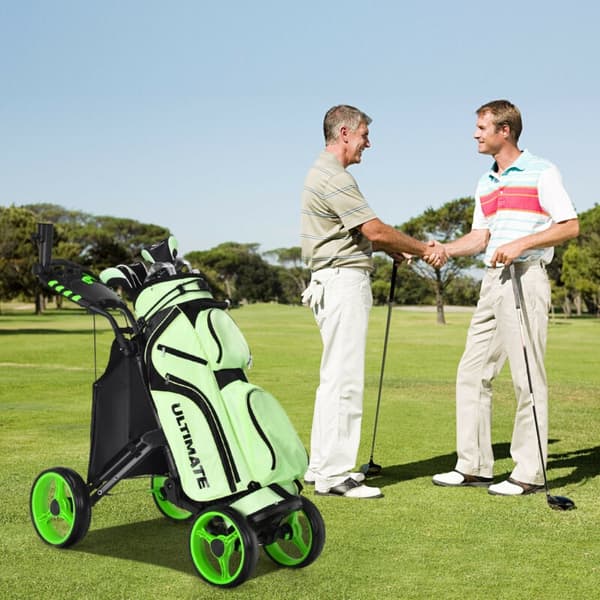 Golf Push Cart, 110x100x65 cm, Grøn
