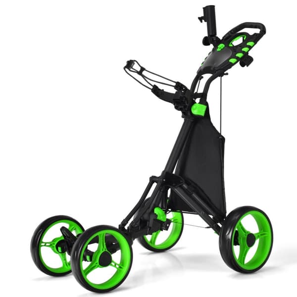 Golf Push Cart, 110x100x65 cm, Grøn