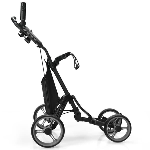 Golf Push Cart, 110,5x100,5x64,8 cm, Grå
