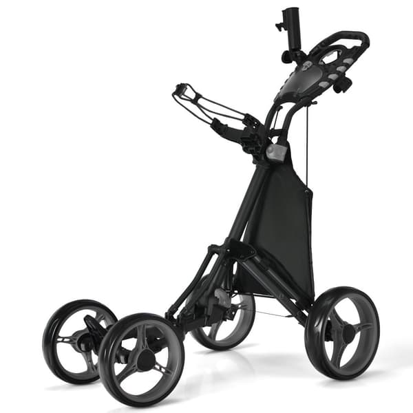 Golf Push Cart, 110,5x100,5x64,8 cm, Grå