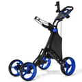 Miniatyrbillede 1 af 8: Golf Push Cart, 110,5x100,5x64,8 cm, Blå