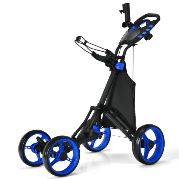 Golf Push Cart, 110,5x100,5x64,8 cm, Blå