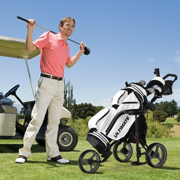 Golf Klapvogn, 51x29.5x39-45.5 tommer, Grå