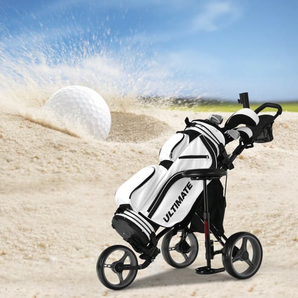 Golf Klapvogn, 51x29.5x39-45.5 tommer, Grå