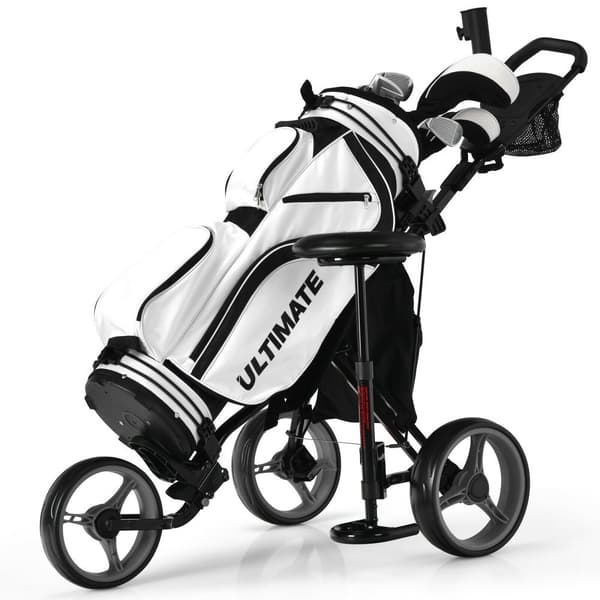 Golf Klapvogn, 51x29.5x39-45.5 tommer, Grå