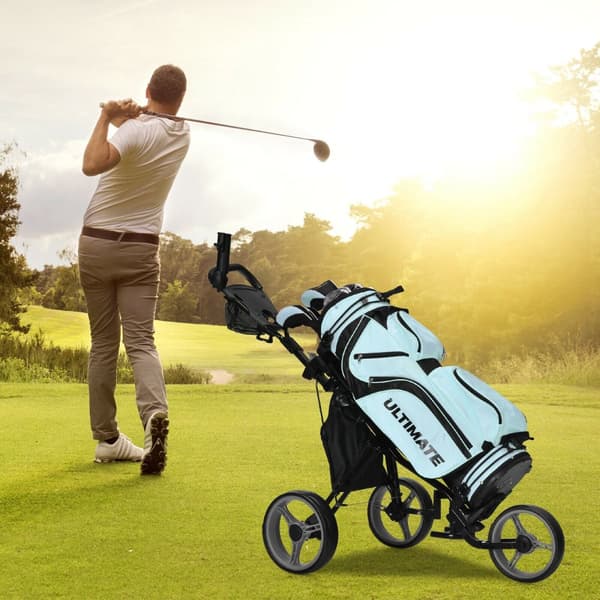 Golf Klapvogn, 51x29.5x39-45.5 tommer, Grå