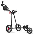 Miniatyrbillede 2 af 8: Golfvogn, Costway 3 Hjul Sammenklappelig, 134x60x116 cm, Sort